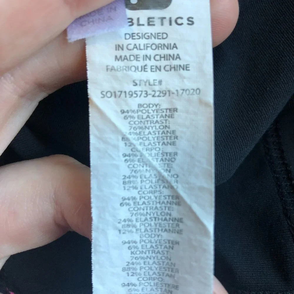 Fabletics Fallon Shorts Digital Print Pattern Size XS